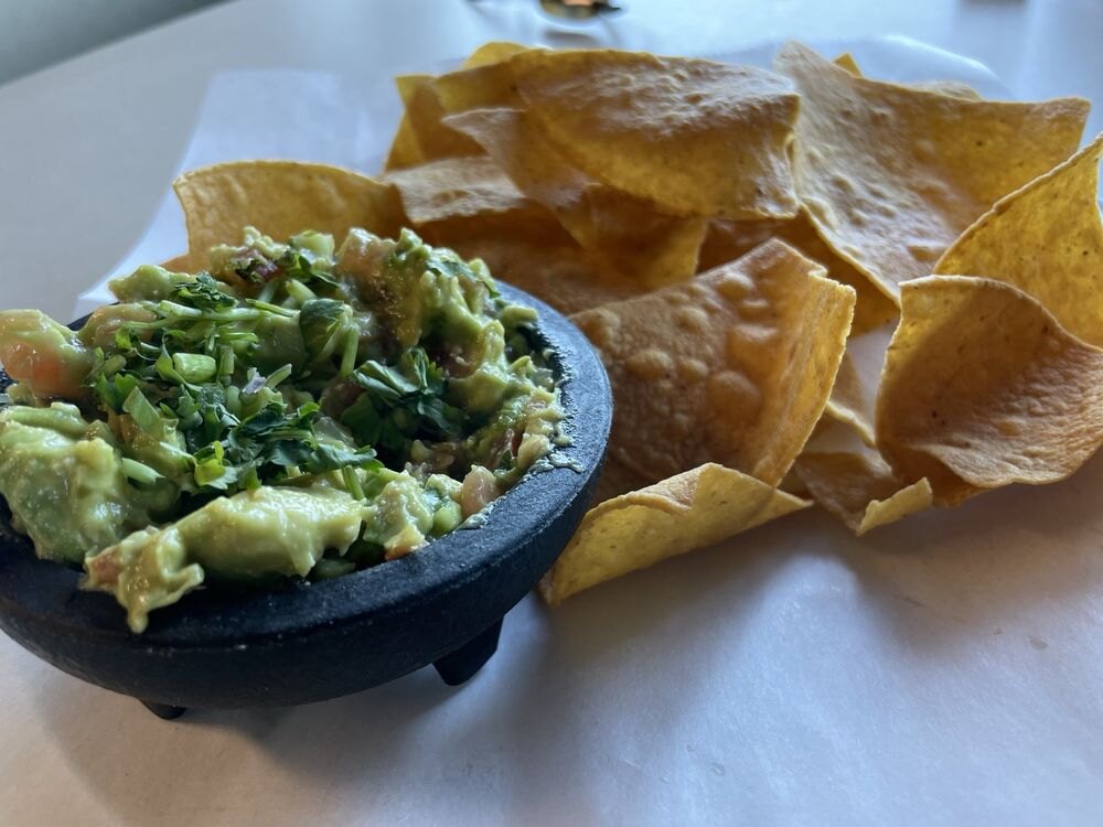 Guacamole and chips